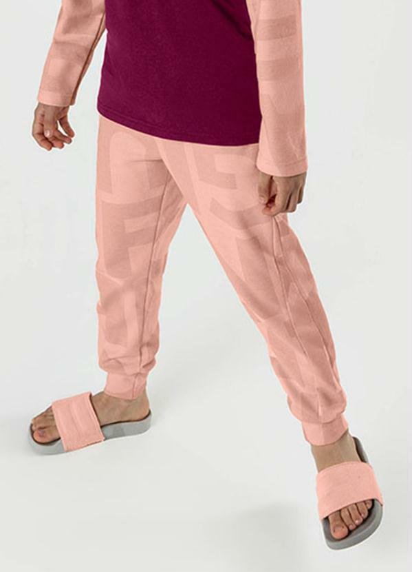 Calça Infantil Menino Match Rosa