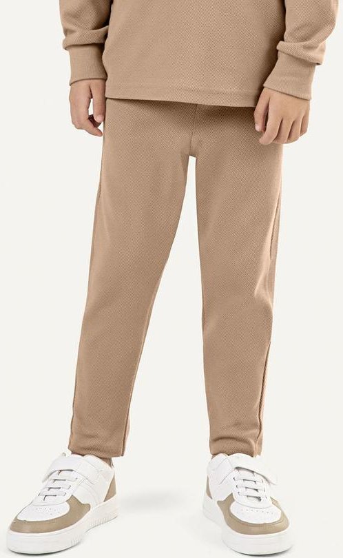 Imagem principal Calça Infantil Texturizada Cós Ajustável Marrom Colorittá Colorittá