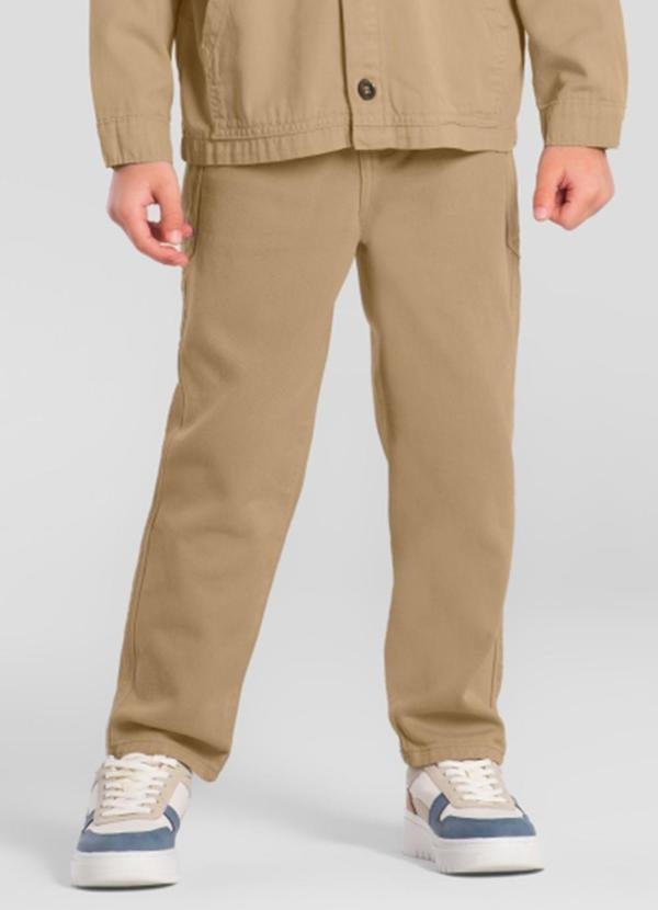 Calça Jeans Infantil Menino Marrom