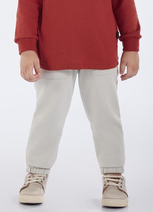 Imagem principal Calça Moletom e Malha Relevo Cinza Pulla Bulla Pulla Bulla