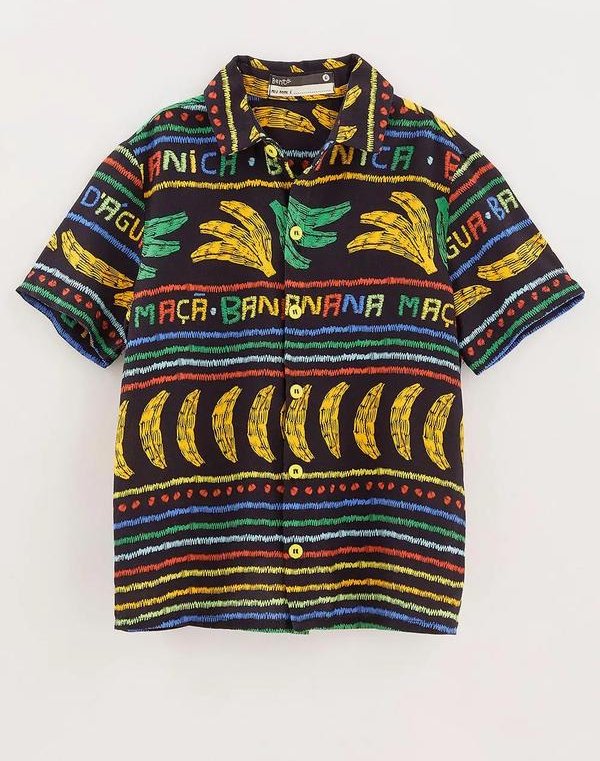 Imagem principal Camisa de Viscose com Botões Bananal Preta Bento Bento