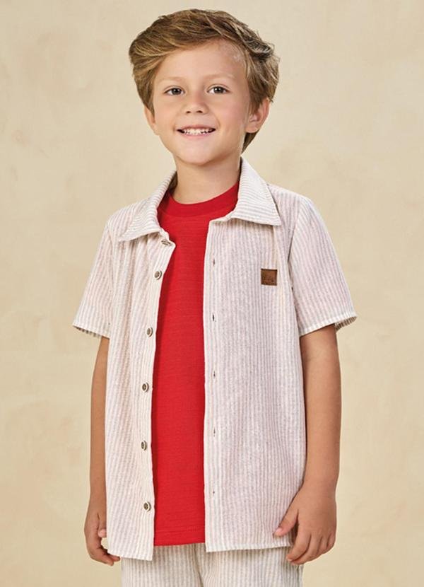 Imagem principal Camisa em Tecido Eco Bosque Bege Ioluig Ioluig