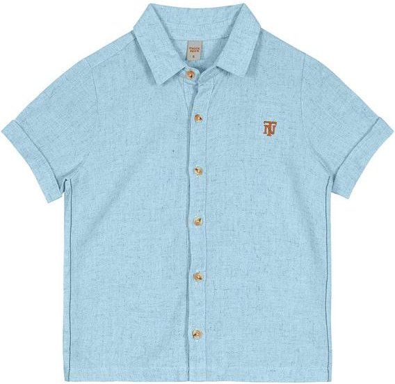Imagem principal Camisa Infantil com Botões Azul Trick Nick Trick Nick
