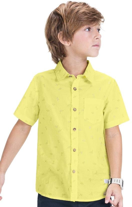 Imagem principal Camisa Infantil Masculina com Botões Cinza Trick Nick Trick Nick