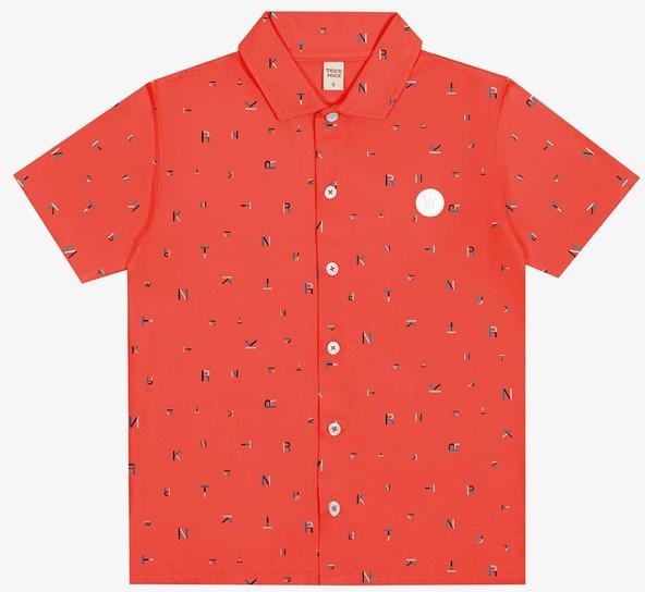 Imagem principal Camisa Infantil Masculina Laranja Trick Nick Trick Nick