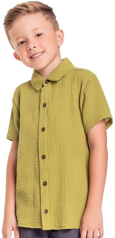 Imagem principal Camisa Infantil para Menino Verde Quimby Quimby