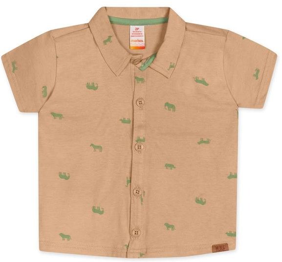 Imagem principal Camisa Manga Curta Infantil Nude Marisol Marisol