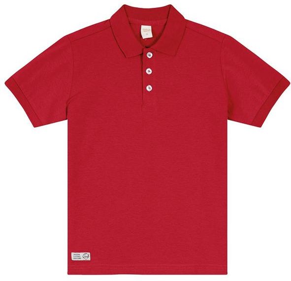 Imagem principal Camisa Polo Infantil Masculina Vermelho Trick Nick Trick Nick
