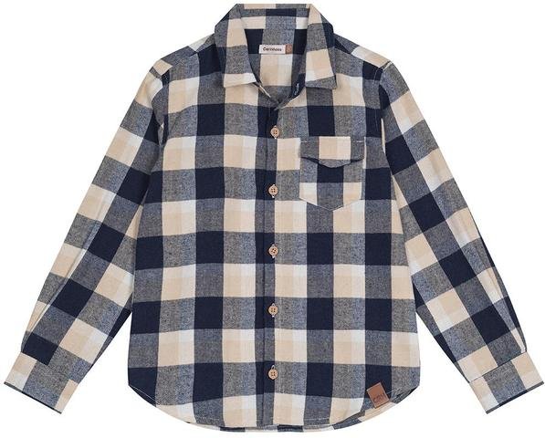 Imagem principal Camisa Comfort Xadrez Menino Azul Carinhoso Carinhoso