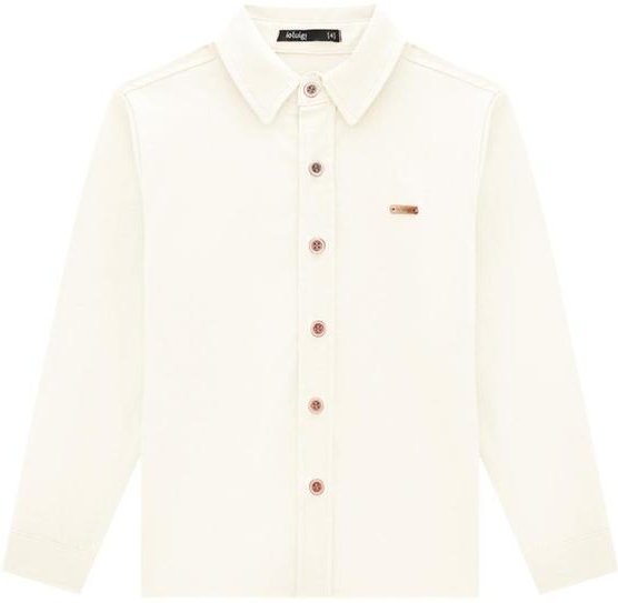 Imagem principal Camisa Infantil Manga Longa em Tricoline Bege Ioluig Ioluig