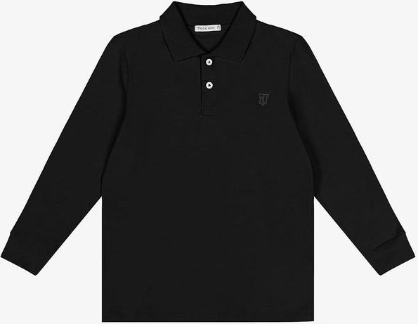 Imagem principal Polo Infantil Masculino Manga Longa Preto Trick Nick Trick Nick
