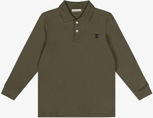 Imagem principal Polo Infantil Masculino Manga Longa Verde Trick Nick Trick Nick