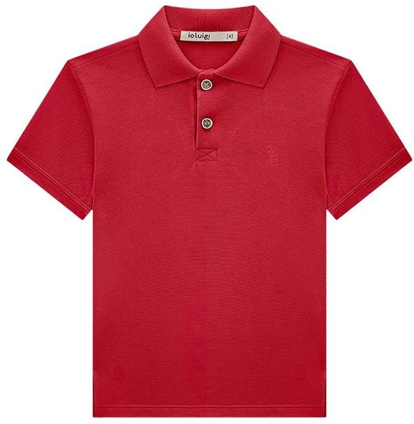 Imagem principal Camisa Menino Polo em Piquet Vermelho