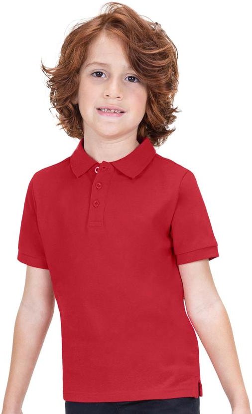 Imagem principal Camisa Polo Infantil Menino Vermelho Trick Nick Trick Nick