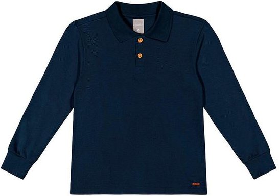 Imagem principal Camisa Polo Infantil Menino Manga Longa Azul Colorittá Colorittá