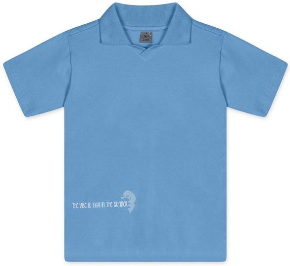 Imagem principal Camisa Polo Manga Curta Infantil Masculina Azul Tigor T. Tigre Tigor T. Tigre