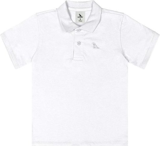 Imagem principal Camisa Polo Meia Malha Branco Quimby Quimby