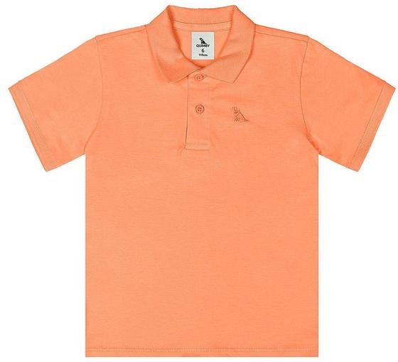 Imagem principal Camisa Polo Meia Malha Laranja Quimby Quimby