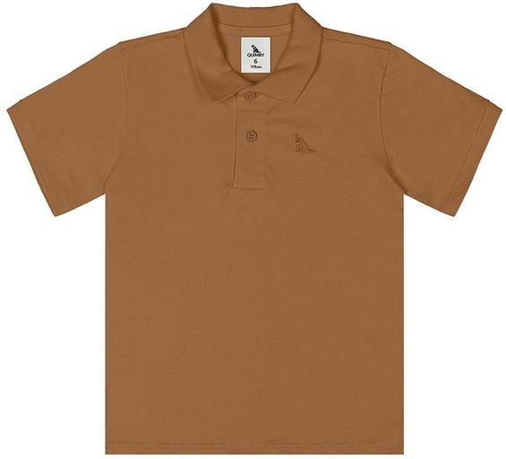 Imagem principal Camisa Polo Meia Malha Marrom Quimby Quimby