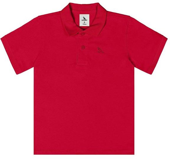 Imagem principal Camisa Polo Meia Malha Vermelho Quimby Quimby