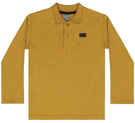 Imagem principal Polo em Meia Malha Infantil Menino Marrom Quimby Quimby