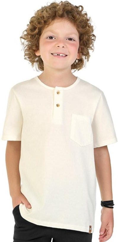 Imagem principal Camiseta em Meia Malha Penteada Bege Marlan Marlan