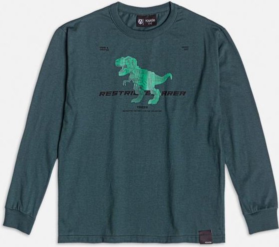 Imagem principal Camiseta Estampa Futurista de Dino Verde Youccie Youccie