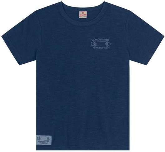 Imagem principal Camiseta Flamê Infantil Menino de Skate Azul Brandili Brandili