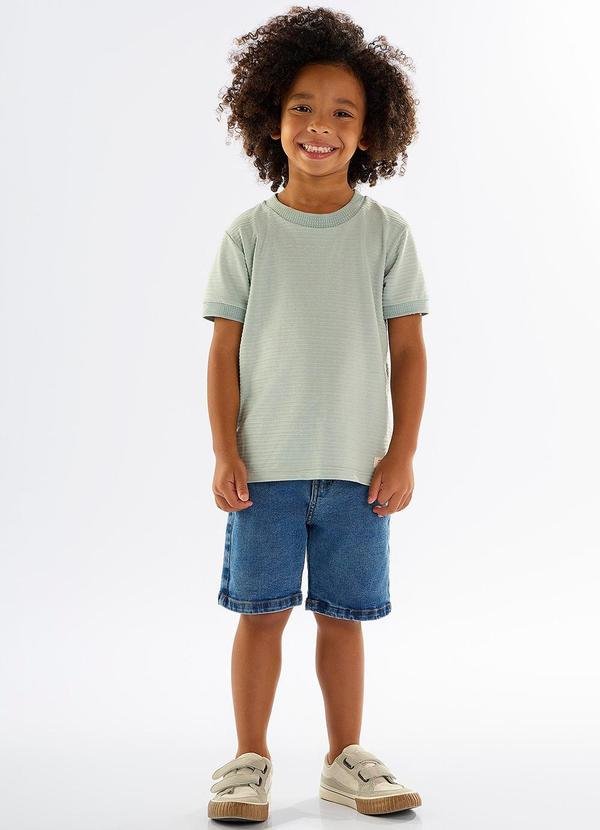 Imagem principal Camiseta Infantil em Malha Relevo Cinza Up Baby Up Baby