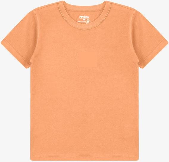 Imagem principal Camiseta Infantil Masculina Básica Laranja Rovi Kids Rovi Kids
