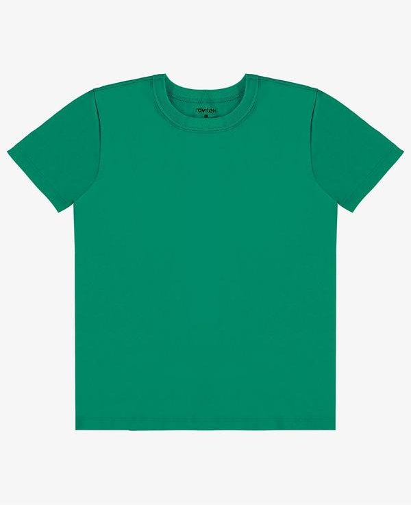 Imagem principal Camiseta Infantil Masculina Básica Verde Rovi Kids Rovi Kids