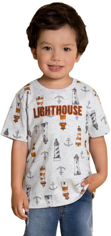 Imagem principal Camiseta Infantil MeninoMescla Milon Milon