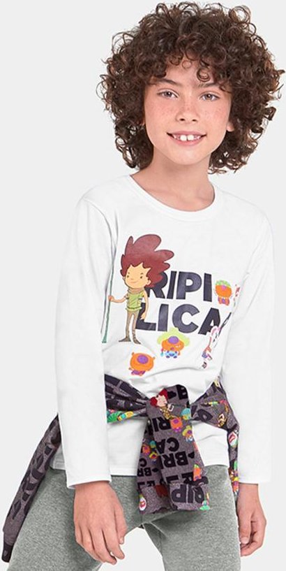Imagem principal Camiseta Infantil Menina/Menino Branco Lilica Ripilica Lilica Ripilica
