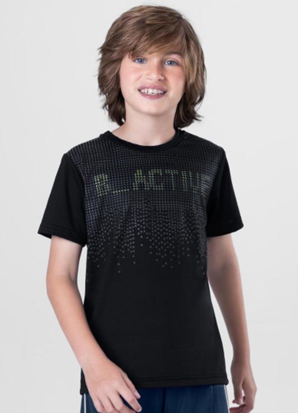 Imagem principal Camiseta Infantil Menino Active Preto Brandili Brandili