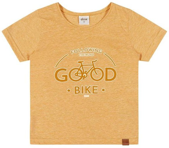 Imagem principal Camiseta Infantil Menino Casual Elian Amarelo Elian