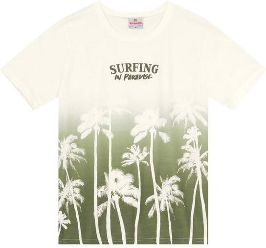 Imagem principal Camiseta Infantil Menino de Palmeiras Bege Brandili Brandili