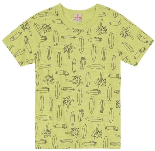 Imagem principal Camiseta Infantil Menino de Surf Verde Brandili Brandili