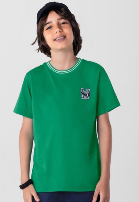 Imagem principal Camiseta Infantil Menino em Malha Verde Extreme Extreme