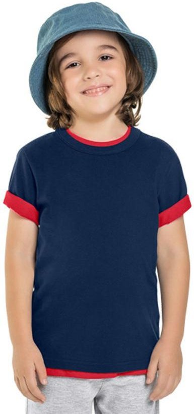 Imagem principal Camiseta Infantil Menino Malha Azul