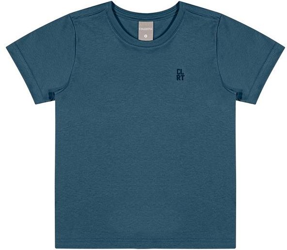 Imagem principal Camiseta Infantil Minimalista Colorittá Azul Colorittá