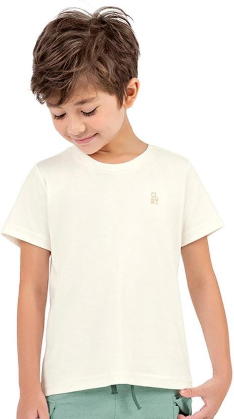 Imagem principal Camiseta Infantil Minimalista Colorittá Bege Colorittá