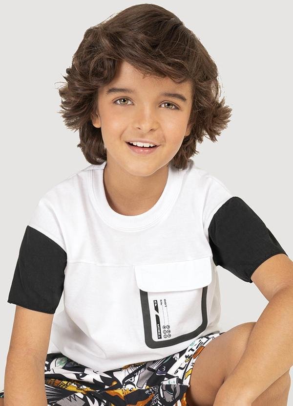 Imagem principal Camiseta Manga Curta Infantil Masculina Preto Tigor T. Tigre Tigor T. Tigre