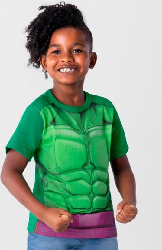 Imagem principal Camiseta Marvel Avengers Infantil Menino Verde Brandili Brandili