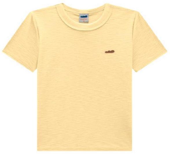 Imagem principal Camiseta Menino em Meia Malha Flamê Amarelo Marlan Marlan