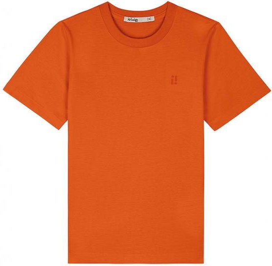 Imagem principal Camiseta Menino em Meia Malha Penteada Laranja Ioluig Ioluig