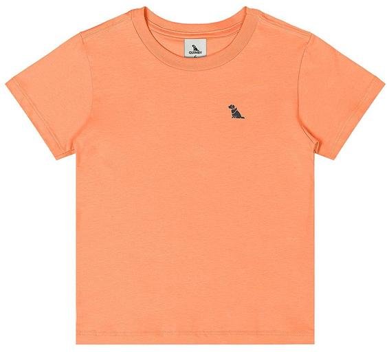 Imagem principal Camiseta Menino Meia Malha Laranja Quimby Quimby