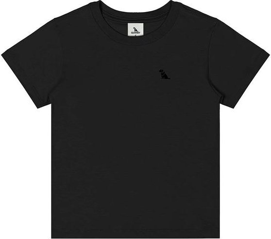 Imagem principal Camiseta Menino Meia Malha Preto Quimby Quimby