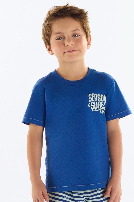 Imagem principal Camiseta Menino Season Surf Azul Quimby Quimby