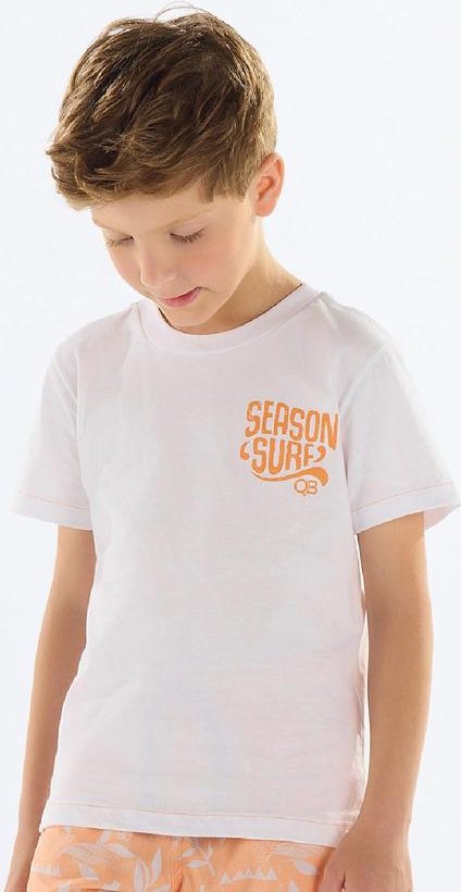 Imagem principal Camiseta Menino Season Surf Branco Quimby Quimby