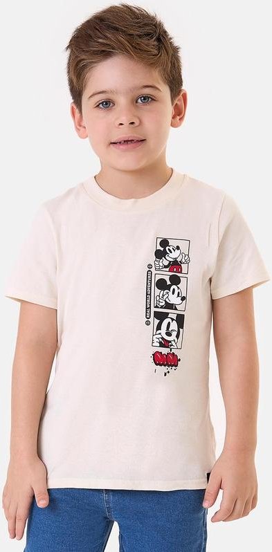 Imagem principal Camiseta Mickey Mouse® Off White Malwee Kids Malwee Kids